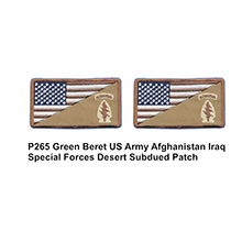 1:6 Scale U.S. Green Beret Afghanistan Iraq Special Forces Desert Subdued Patches